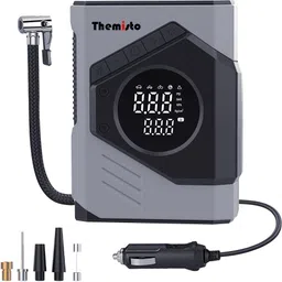 themisto TH-TY03 Corded Tyre Inflator 12V DC 150 psi Tyre Air Pump for Car & Bike-picture-38