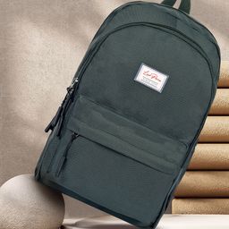 lino perros Large 32 L Laptop Backpack Womens Dark Green Backpack-picture-0