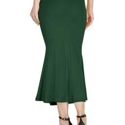 BuyOnn Green Saree Shapewear for Women Lycra Blend Petticoat image 2