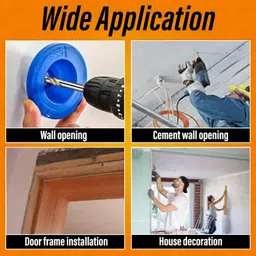 cypat Drill Dust Collector Drill Hole Saw Dust Cover, Dust Collector, Drywall Shockproof Dust Catcher image 5