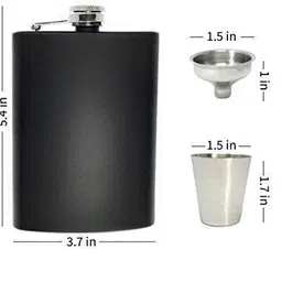 redvant Stainless steel Hip Flask image 2