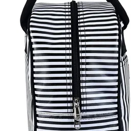 pentbuns Thermal Spill Proof Lunch Bag Multipurpose Handbag (White&Black) Waterproof Lunch Bag image 2
