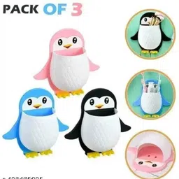 webdealz Plastic Penguin Design Wall Mounted Storage Organizer for Bathroom/Kitchen Etc x3.198 Storage Basket-picture-45