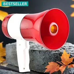 syara Handheld (Megaphone with Recorder) (Bhopu Talk Record Play) & Siren MusicBH498 Handheld (Megaphone) (Bhopu) Horn with USB & SD Card Port for AnnouncingBH498 Outdoor, Indoor PA System-picture-18