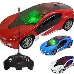 kavana Remote Control 3D Speed Car Toy For Kids With Light All Darection Car image 5