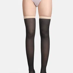 N2S NEXT2SKIN Women Dual-Tone Thermal Thigh High Stockings-image-29