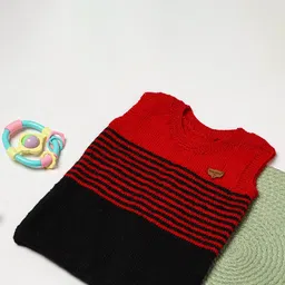 ShilpShakti Unisex Kids Striped Sweater Vest-picture-16