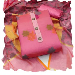MANVAA Floral Woven Design Unstitched Dress Material-picture-38