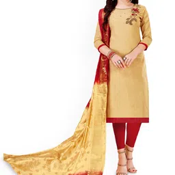 Maroosh Floral Embroidered Unstitched Dress Material-picture-27