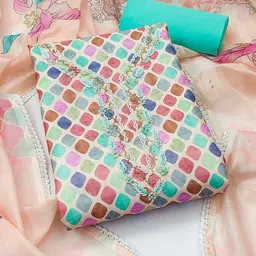 KALINI Printed Unstitched Dress Material-picture-14