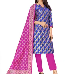 MANVAA Woven Design Unstitched Dress Material image 5