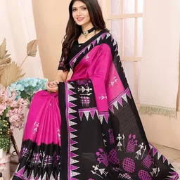 KALINI Warli Printed Saree image 4