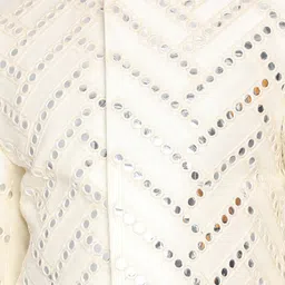 VASTRAMAY Boys Cream-Colored Embellished Sherwani image 3