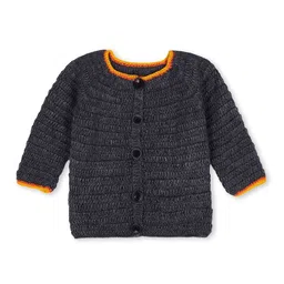 WINDROP SOLUTIONS Kids Self Design Cable Knit Cardigan Acrylic Sweater-picture-28