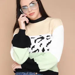 LULU & SKY Colourblocked Pullover Sweater-picture-39