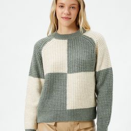 Koton Long Sleeves Checked Pullover-picture-5