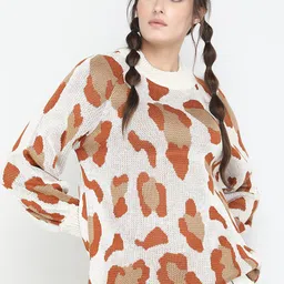 LULU & SKY Abstract Printed Raglan Sleeves Pullover-picture-21
