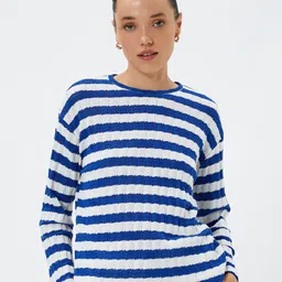 Koton Striped Long Sleeves Pullover-picture-37