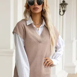 StyleCast Women Knitted Sweater Vest-picture-13