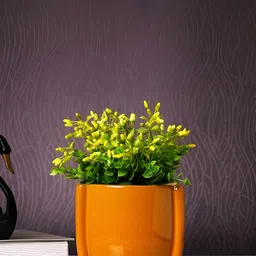 TAYHAA Mustard-Yellow Ceramic Planter-picture-12