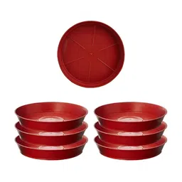 Cinagro Red 6 Pieces Plant Saucer-picture-30