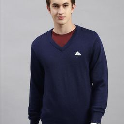 Monte Carlo V-Neck Long Sleeves Woollen Pullover-picture-19