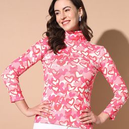 TANDUL Turtle Neck Long Sleeves Printed Pullover-picture-27