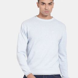 t-base Round Neck Long Sleeves Cotton Pullover-picture-4