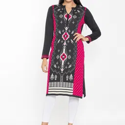 KEIKO Ethnic Motifs Printed Mandarin Collared Kurta-picture-10
