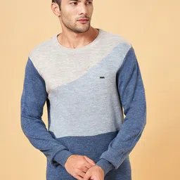 BYFORD by Pantaloons Colourblocked Acrylic Pullover-image-0
