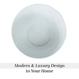 Kuber Industries  White & Green 2 Pieces Marble Finish Planters With Tray image 5