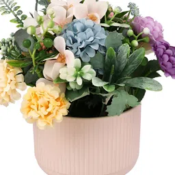 TAYHAA Pink Textured Matte Finish Ceramic Planter image 5