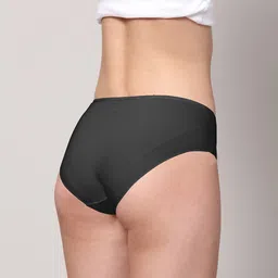 AshleyandAlvis Women Pack of 2 Solid Anti-Bacterial Bamboo MicroModal Hipster AA-HP-EB-CB image 3