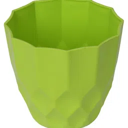 Kuber Industries Green 6 Pieces Balcony Textured Planters image 3