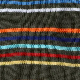 Yellow Apple Boys Round Neck Long Sleeves Striped Pullover image 3