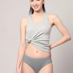 AshleyandAlvis Women Pack of 2 Solid Anti-Bacterial Bamboo MicroModal Hipster AA-HP-MG-CB image 4