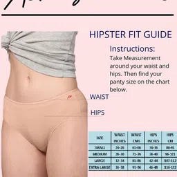 Ashleyandalvis Women Pack of 1 Anti-Bacterial Anti Odour Modal Hipster AA-HIP-AN image 3