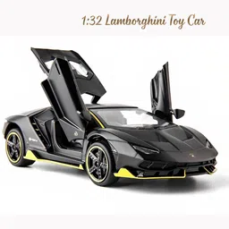 arizuul 1:32 Lambborghini Car with Openable Doors Vehicle Pull Along Toy Car for Kids-picture-34