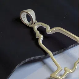 rnjwell Swami Samartha Pendent | High quality finish Pure 925 Sterling Silver Pendant image 4