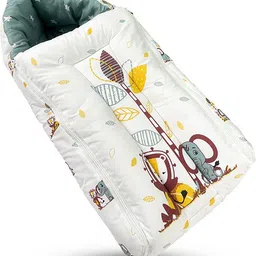 tinylane 3 in 1 Baby Sleeping Bag & Carry Nest for Newborn, Portable Bamboo Cotton Sleeping Bag-picture-12