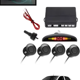 maties Universal Black 4pcs Reverse Parking Safety Sensor For Car-151 Black Waterproof Parking Sesnor With Led Display For Vehicle -151 Parking Sensor-picture-23