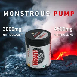 muscleblaze Pre Workout WrathX with Creapure, Nitroblaze & BioPerine Pre Workout image 5