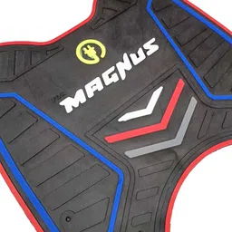 digital craft Anti Skid Multicolor Washable Foot Mat / Floor Mat for Magnus NA Two Wheeler Mat image 2