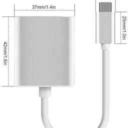 ULTRABYTES TYPE C TO VGA (F) Gaming Adapter image 2