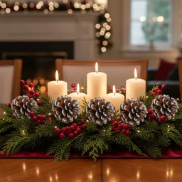 brijsun Set of 12 Snow-Frosted Pine Cones for Christmas Decoration Hanging Ornaments Pack of 12 image 3