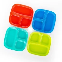 areum house 3 Section Food Serving Plates for Kids & Adults | Dinner Plate-picture-20