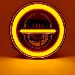 dongreela LED Headlight for Mahindra, Royal Enfield Classic 350, Classic 500, Bullet 350, Bullet Electra, Thar image 4