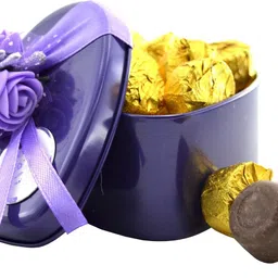 midiron Lovely Gifts Set for Your Special One’s that’s comes with Dark Chocolate, Printed Ceramic Mug and Red Teddy IZ19Choco15TinBox4PurMUTR-DTLove-169 Ceramic, Silk Gift Box image 2