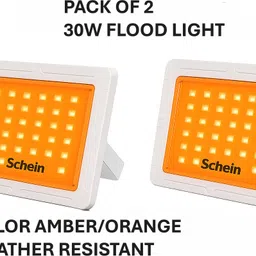 schein 30W Polycarbonate Flood Light – Duo Pack | High-Performance Outdoor Bright Light for Security, Garages, Farms, Terraces, Parking Areas & Commercial Buildings | Wide-Angle Brightness, Weather-Resistant Exterior & Low Maintenance LED System PACK OF 2 Flood Light Outdoor Lamp-picture-11