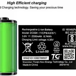 Wokia-Electronics Company Mobile Battery For Airtel H12348 / DC024 / WD670 Compatible 4G Hotspot Xstream DigitalTV AMF-311WW 2300mAh image 3